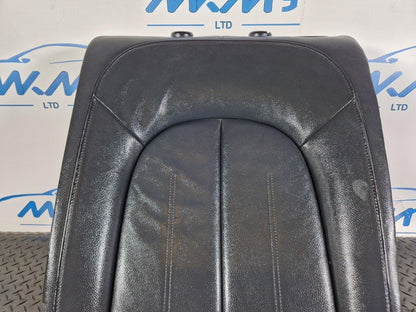 12-18 AUDI A6 C7 SALOON REAR LEFT N/S/R BLACK LEATHER BACKREST SEAT