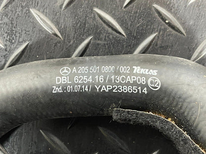 14-21 MERCEDES BENZ C350e W205 GENUINE COOLANT HOSE PIPE A2055010800