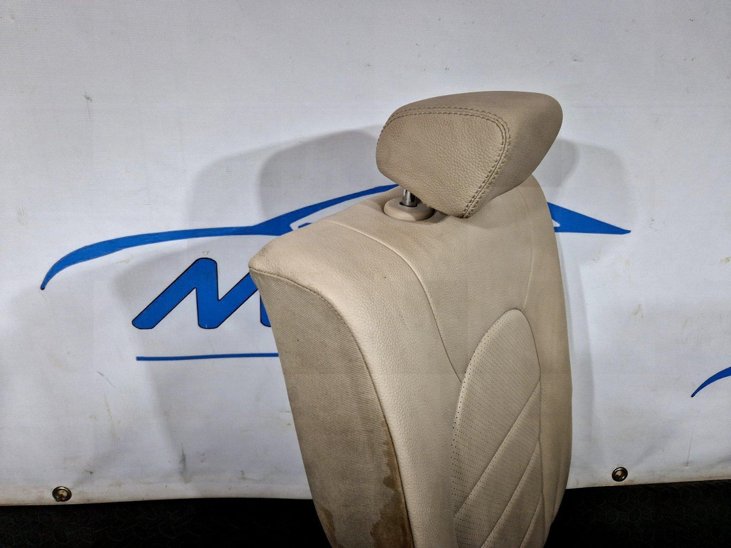14-21 MERCEDES C CLASS SALOON W205 REAR RIGHT O/S LEATHER SEAT BACKREST BEIGE