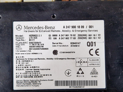 18-ON MERCEDES SPRINTER W907 W910 MULTIMEDIA CONTROL MODULE ECU OEM A2479001809