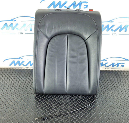12-18 AUDI A6 C7 AVANT REAR LEFT N/S/R BLACK LEATHER BACKREST SEAT