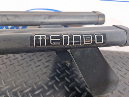 Menabo Black Steel Complete Roof Bar Set With Locks FE1336040329