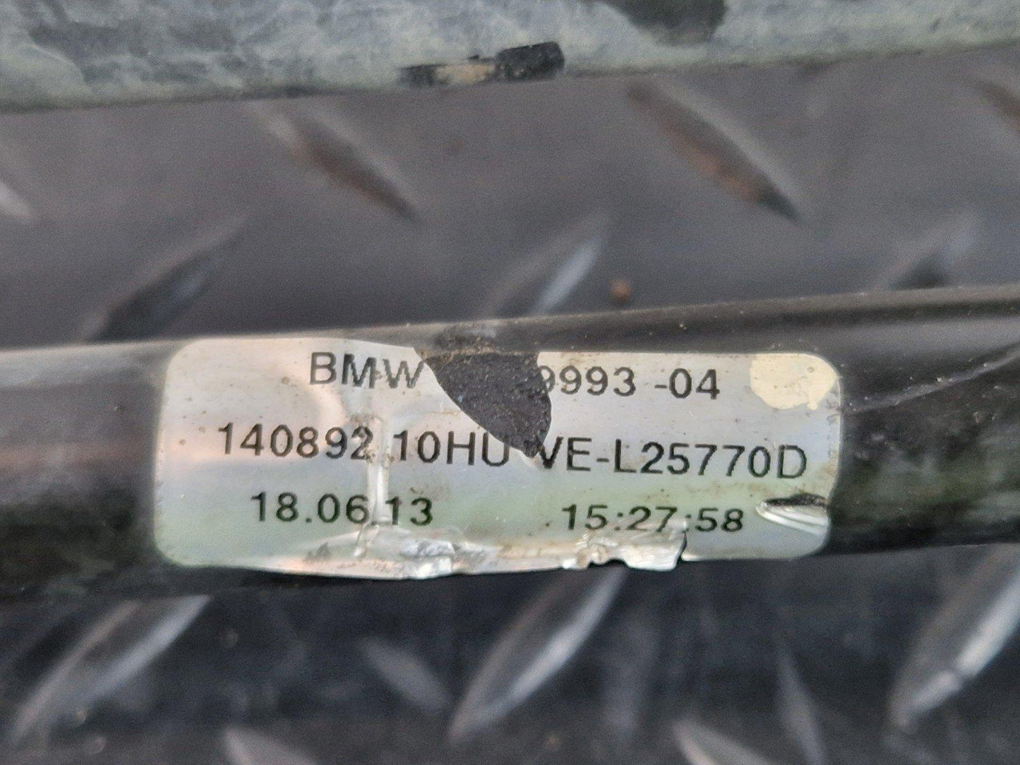 11-18 BMW 6 SERIES F13 GEARBOX OIL COOLER LINES 8509993 8509995