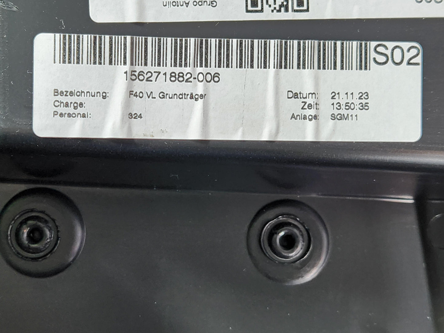 BMW 118i F40 Front Left N/S Passenger Side Door Card Panel