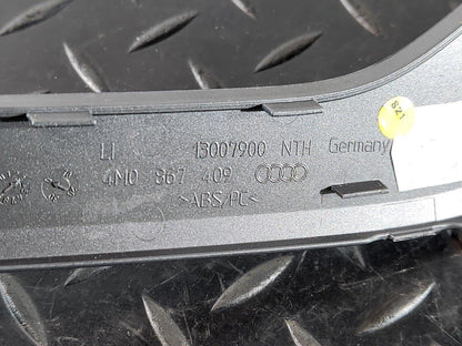 16-20 AUDI Q7 4M GENUINE FRONT LEFT N/S DOOR CARD TRIM BLACK 4M0867409