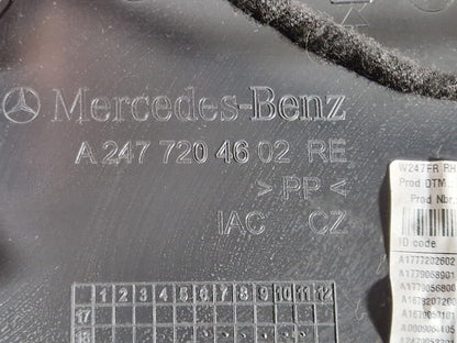 19-ON MERCEDES BENZ B CLASS W247 DOOR CARD PANEL RIGHT SIDE FRONT A2477204602