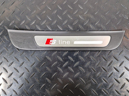 10-18 AUDI A7 4G S-LINE GENUINE REAR RIGHT SILL TRIM 4G8853376