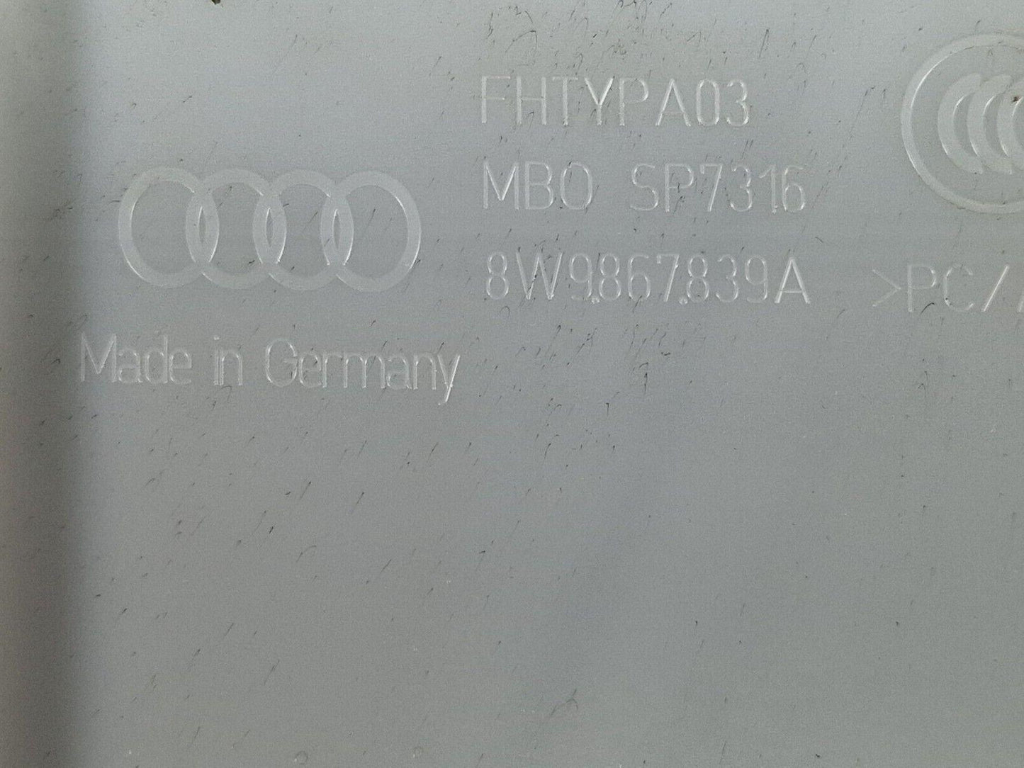 16-19 AUDI A4 AVANT B9 S-LINE OEM REAR ROOF TRIM 8W9867839