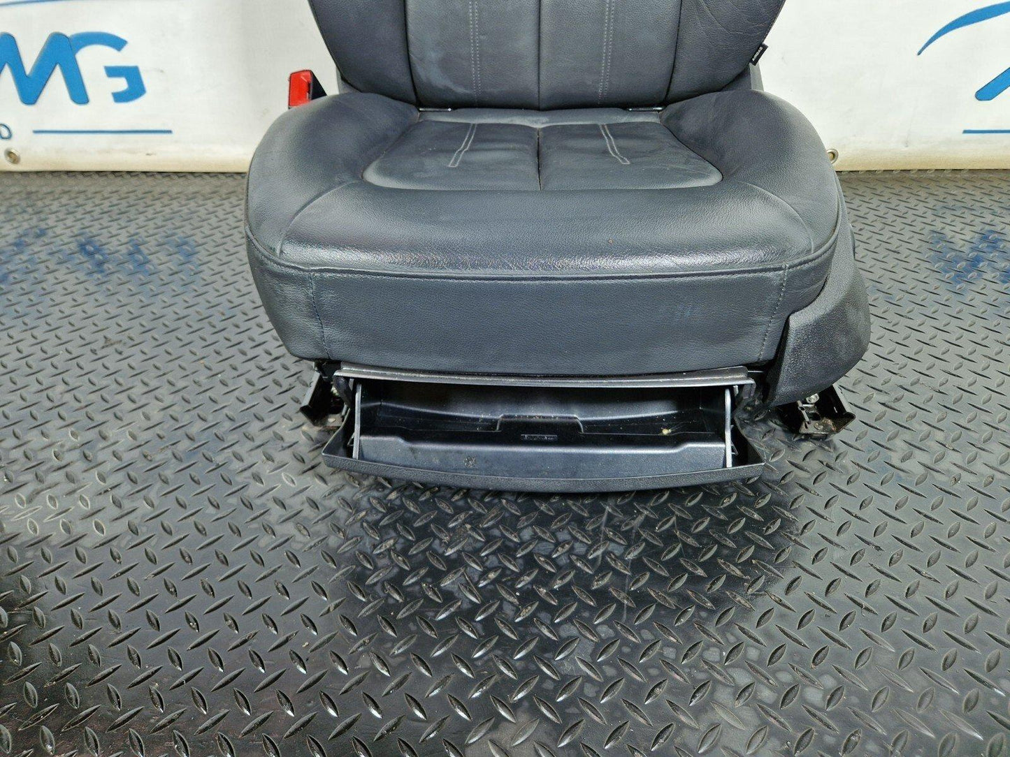 15-18 AUDI A7 4G FRONT LEFT N/S PASSENGER BLACK LEATHER ELECTRIC MEMORY SEAT