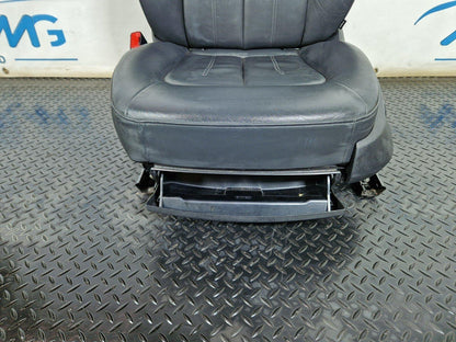 15-18 AUDI A7 4G FRONT LEFT N/S PASSENGER BLACK LEATHER ELECTRIC MEMORY SEAT
