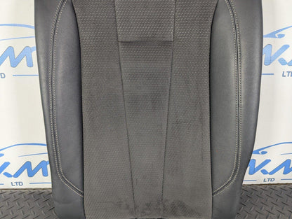 16-19 AUDI A4 B9 S-LINE OEM REAR LEFT N/S HALF BLACK HALF LEATHER SEAT BACKREST