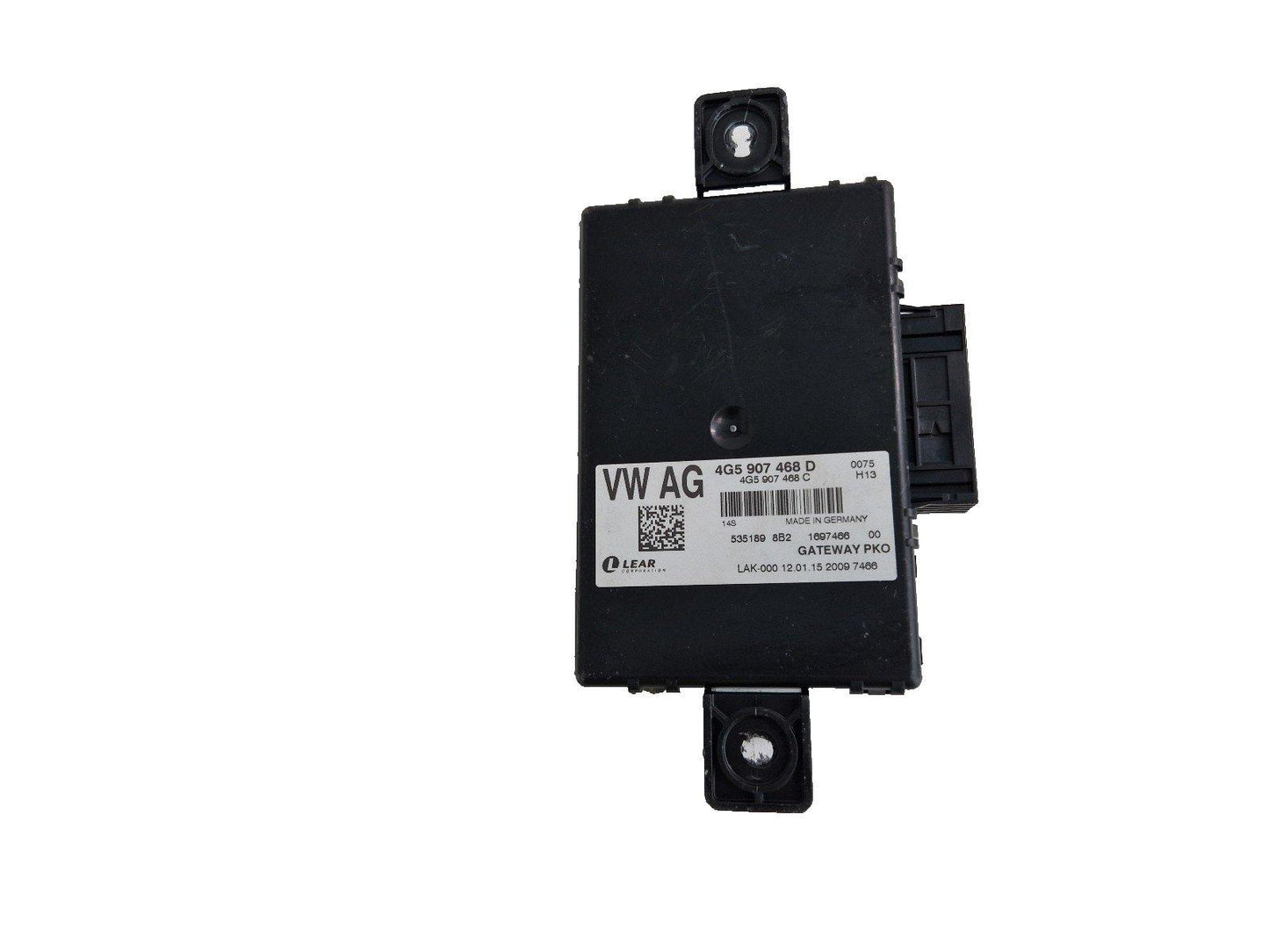 12-18 AUDI A6 C7 2.0 DIESEL CNHA/CNH GATEWAY CONTROL MODULE ECU 4G5907468C