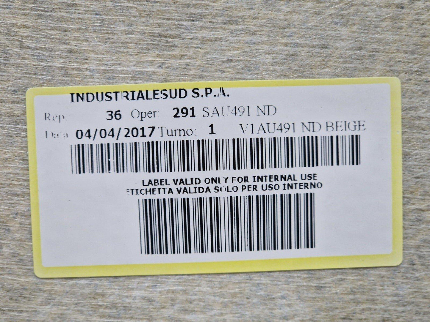 16-19 AUDI A4 B9 GENUINE OEM HEAD ROOF LINER IN GREY 8W5867506Q