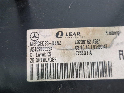 MERCEDES-BENZ B W246 HOLDER SEAT RIGHT BEHIND SEAT RIGHT A2469200224