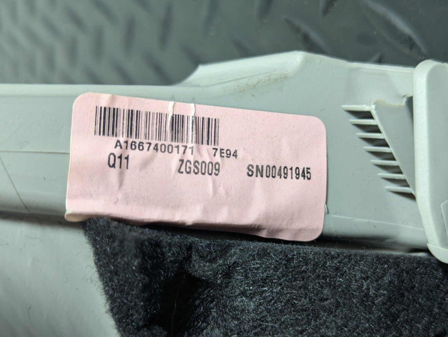11-19 MERCEDES BENZ ML W166 GENUINE RHD BOOT LINER A1667400171