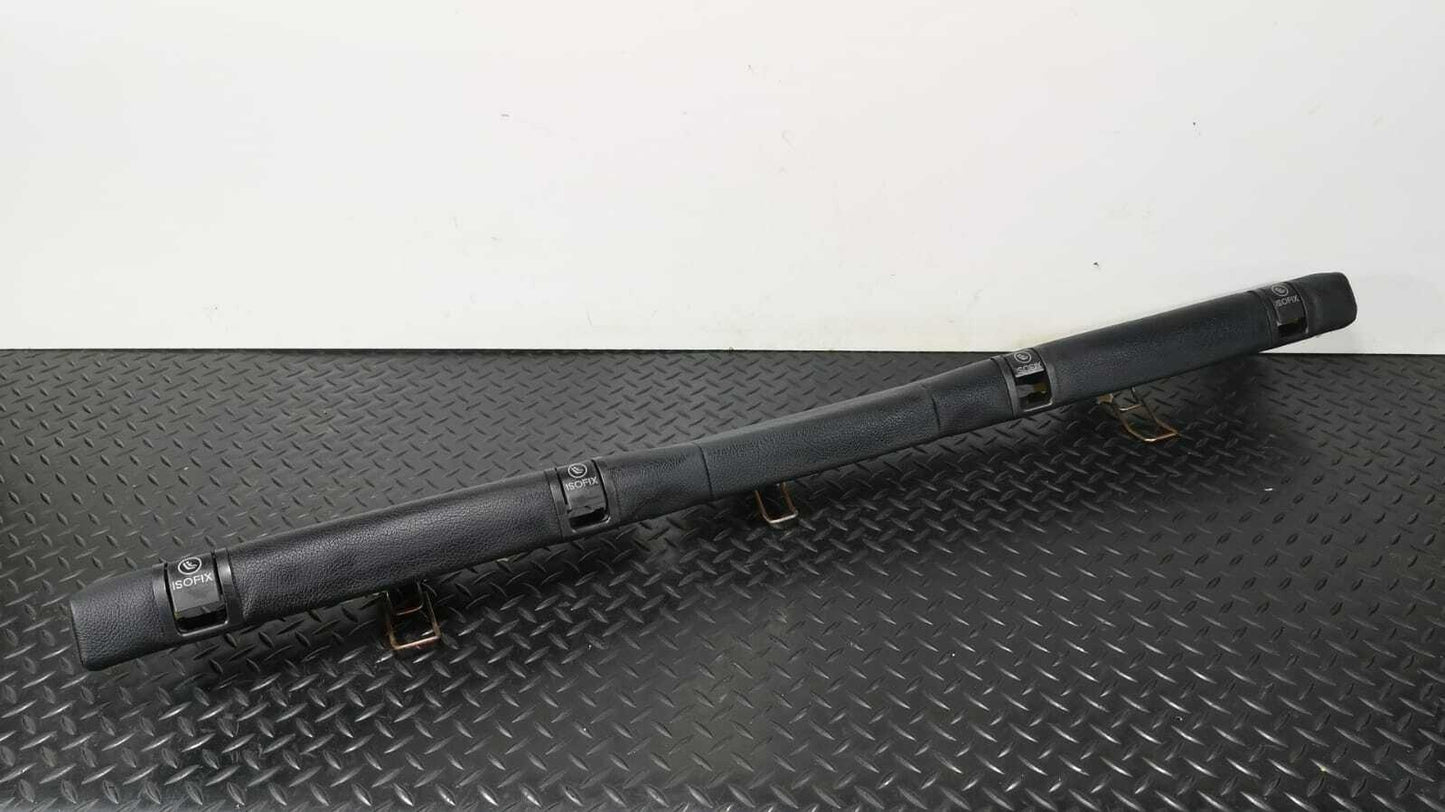 MERCEDES BENZ E-CLASS W212 REAR SEAT PADS ISOFIX BLACK LEATHER A2129200908