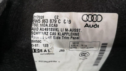 16-19 AUDI A4 B9 S-LINE SALOON GENUINE PASSENGER SIDE BOOT TRIM COVER 8W5863879C