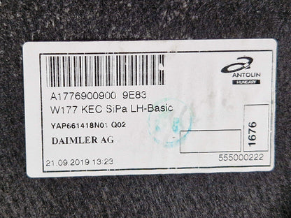 18-ON MERCEDES A CLASS W177 LEFT BOOT TRUNK TRIM PANEL COVER A1776900900