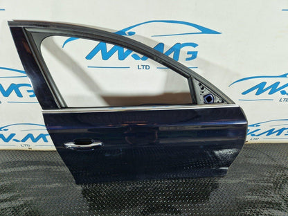 10-17 AUDI A8 4D GENUINE FRONT RIGTH O/S COMPLETE DOOR IN BLUE LZ5D