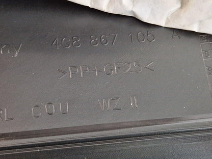 2014 AUDI A7 GENUINE FRONT LEFT PASSENGER SIDE DOOR CARD PANEL 4G8837019A