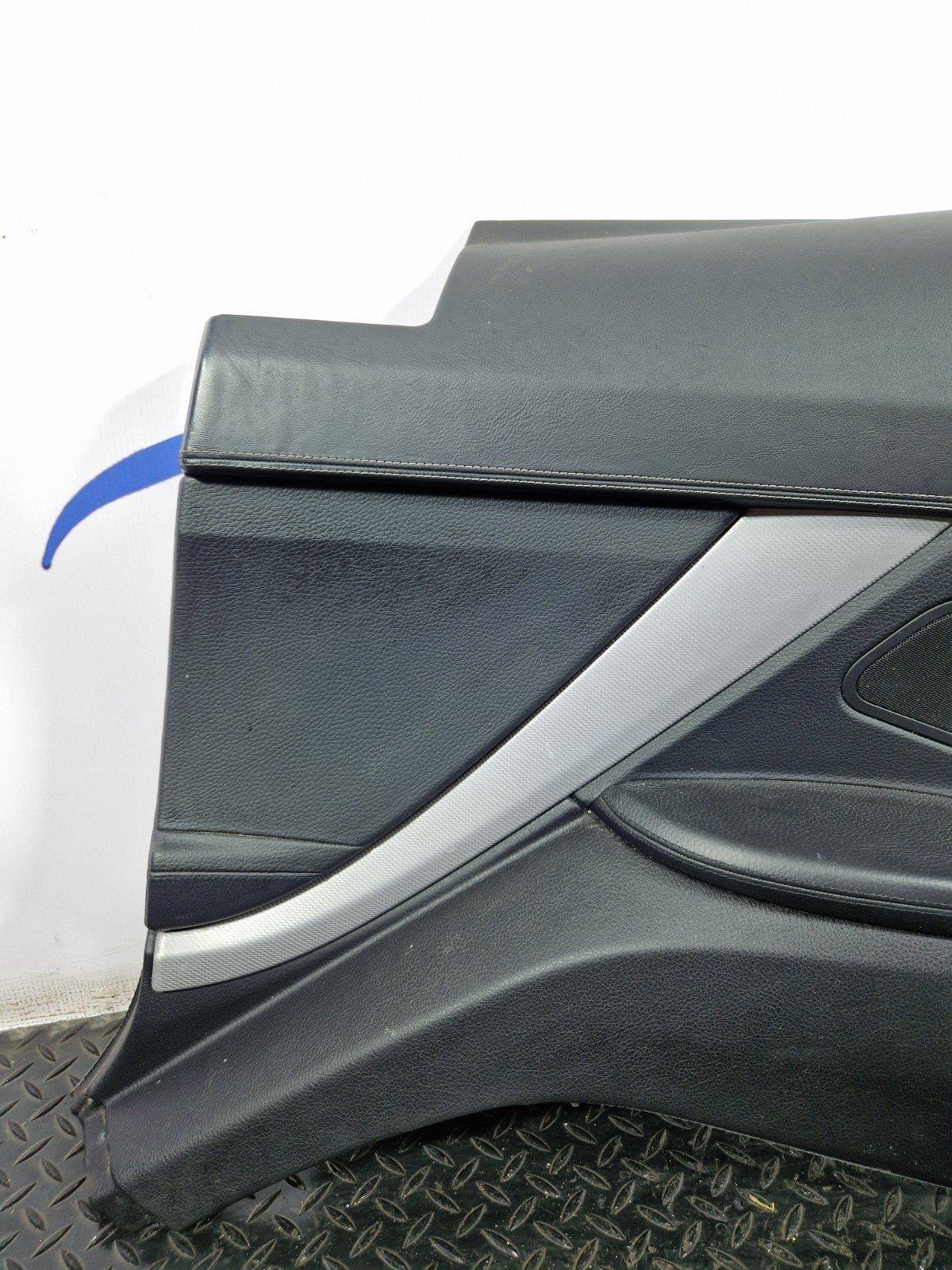 11-18 BMW 6 SERIES F13 COUPE REAR RIGHT O/S/R BLACK LEATHER DOOR CARD PANEL