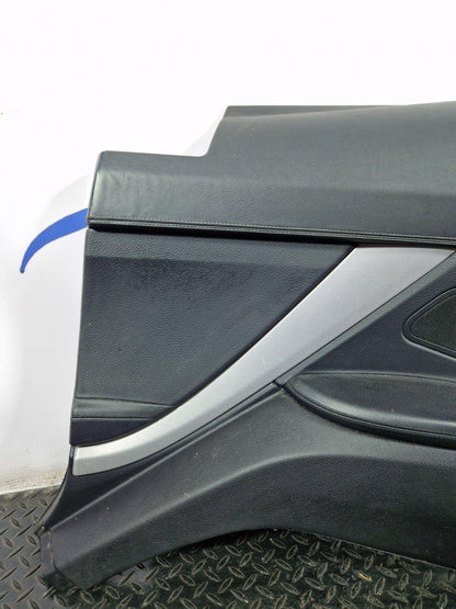 11-18 BMW 6 SERIES F13 COUPE REAR RIGHT O/S/R BLACK LEATHER DOOR CARD PANEL