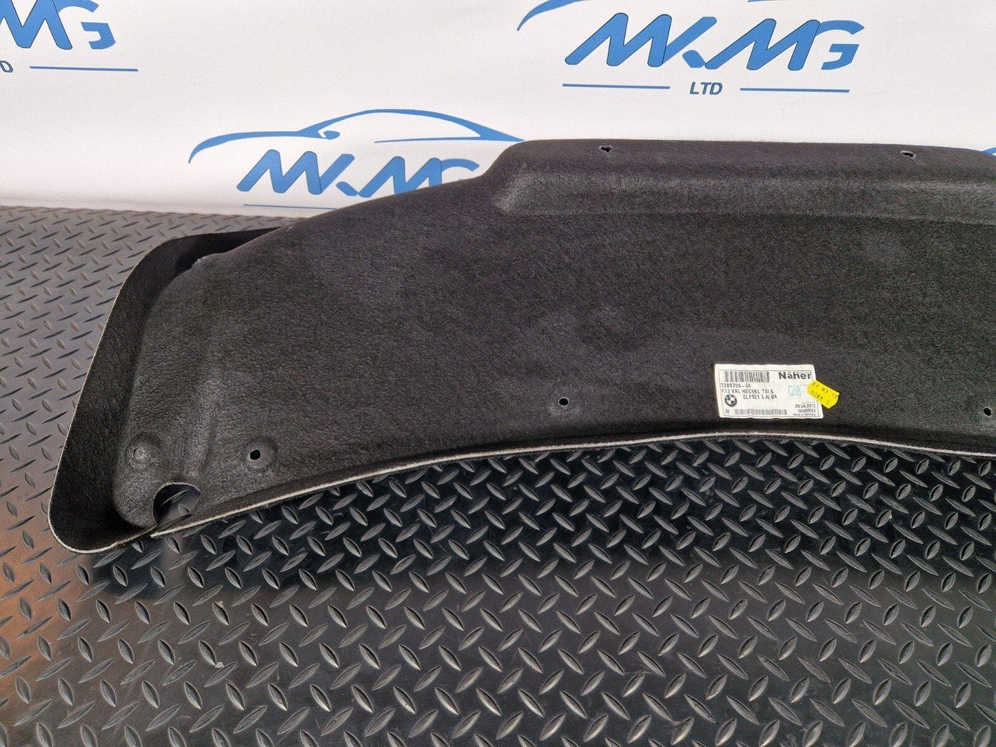 11-18 BMW 6 SERIES F06 GENUINE REAR BOOTLID BOOT INNER CARPET 7288269