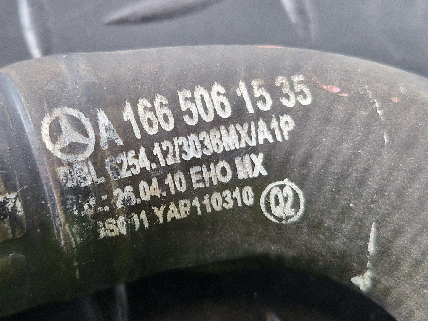 16-19 MERCEDES BENZ GLE W166 WATER COOLANT HOSE PIPE A1665061535