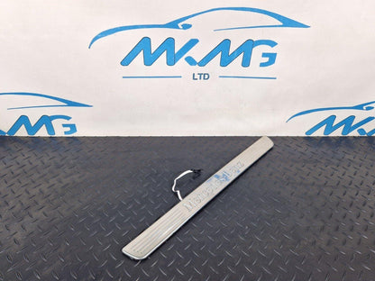 14-20 MERCEDES BENZ GLA X156 OEM FRONT LEFT N/S ILLUMINATED DOOR SILL PANEL TRIM