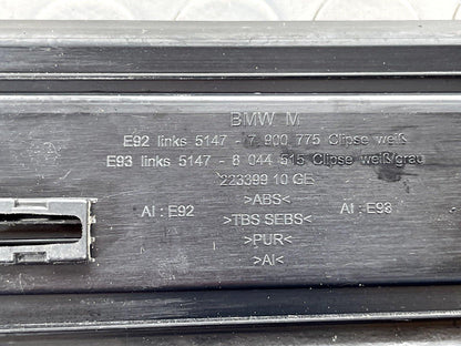 2010 BMW 3-SERIES E92/93 LCI M-SPORT LEFT SIDE DOOR KICK PLATE TRIM 7900807