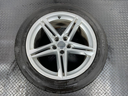AUDI A5 S-LINE 18" OEM ALLOY WHEEL 8W0601025DE 8.5JX18 ET29 WITH TYRE 235/50/18