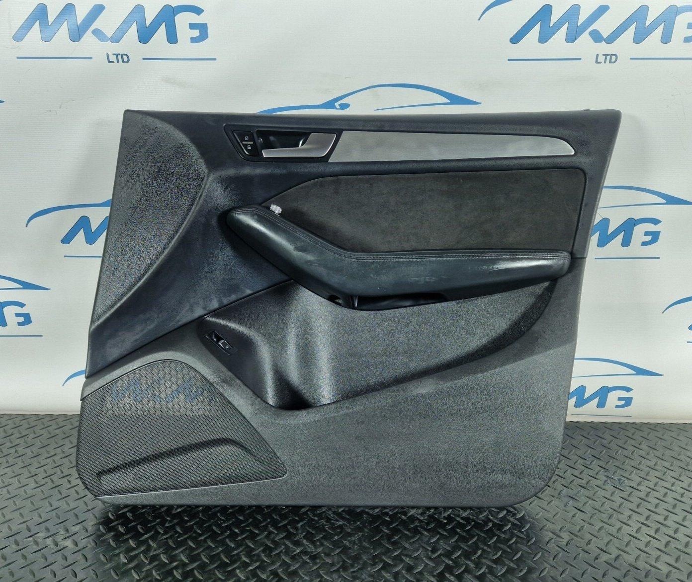 12-17 AUDI Q5 8R OEM FRONT RIGHT O/S DOOR CARD PANEL ALCANTARA TRIM 4G2867104B