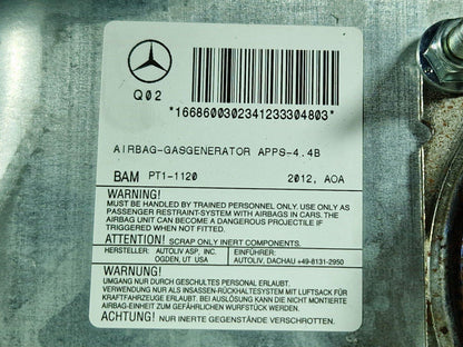 11-19 MERCEDES BENZ ML W166 GENUINE DASHBOARD PANEL WITH SRS A-BAG A1668600302