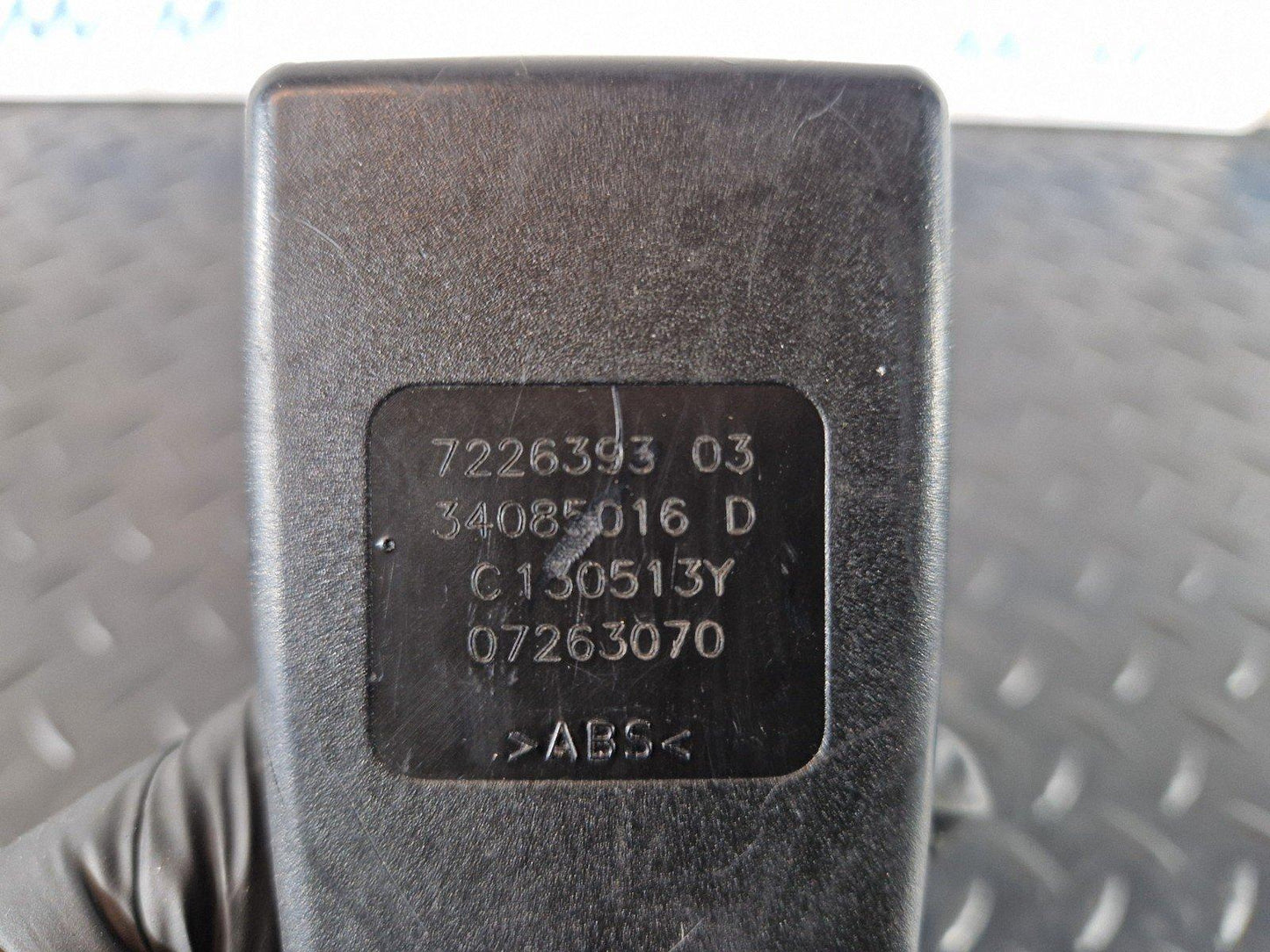 11-18 BMW 6 SERIES F13 REAR SEAT BELT BUCKLE FITS LEFT & RIGHT 7226393