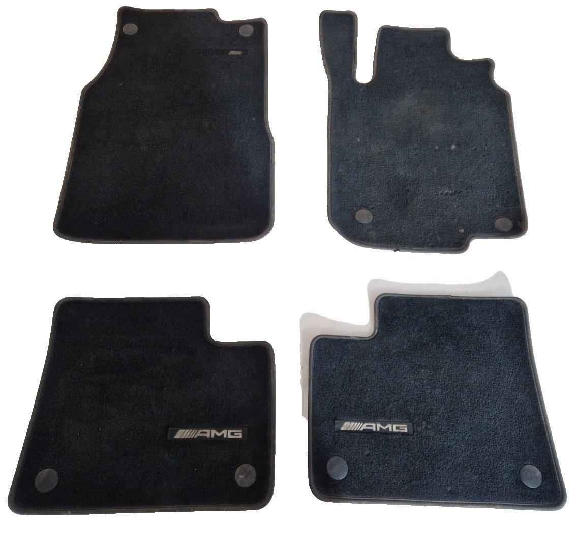 16-19 MERCEDES BENZ ML W166 AMG GENUINE FLOOT MAT SET x4 A1666800648 A1666840803