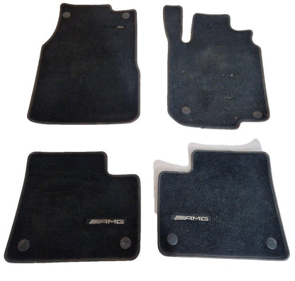 16-19 MERCEDES BENZ ML W166 AMG GENUINE FLOOT MAT SET x4 A1666800648 A1666840803
