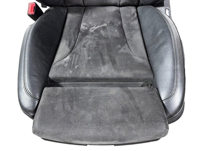 15-20 AUDI Q7 4M GENUINE FRONT LEFT N/S FULL ELECTRIC HALF LEATHER SEAT HEATED