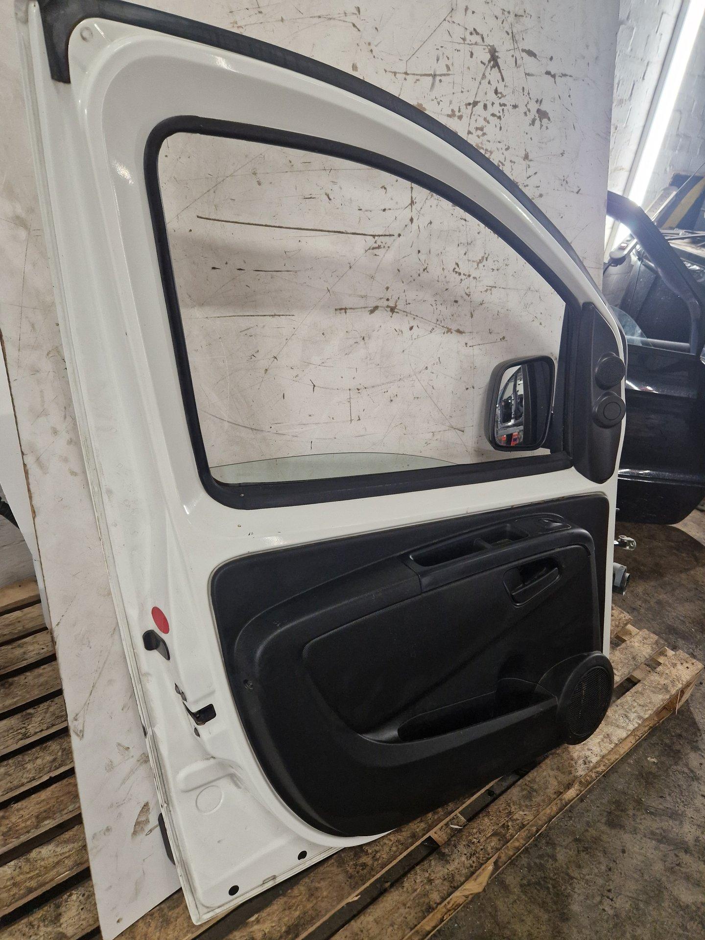 Peugeot Bipper Cargo Van Front Left N/S Passenger Complete Door in White EWP