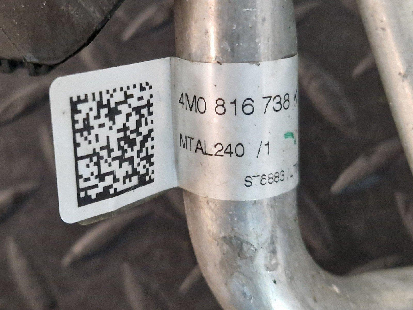 16-20 AUDI Q7 4M 3.0 DIESEL CRTC GENUINE AIR CONDITIONING HOSE PIPE 4M0816738K