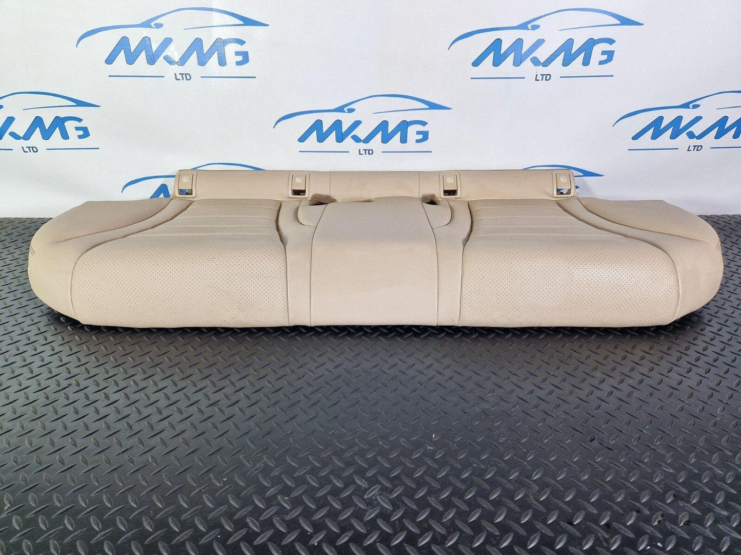 14-21 MERCEDES BENZ W205 GENUINE OEM REAR SEAT BEIGE LEATHER BENCH A2059200650