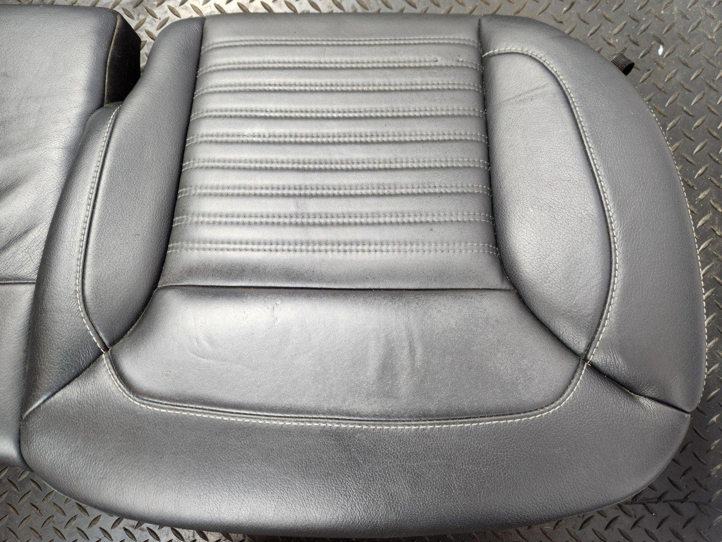 16-19 MERCEDES BENZ GLE ML W166 GENUINE REAR LEFT N/S/R SEAT BASE BLACK LEATHER
