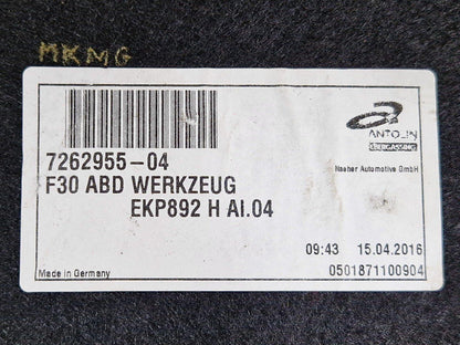 12-18 BMW 3 SERIES F30 LCI GENUINE BOOT INSERT COVER 7262955