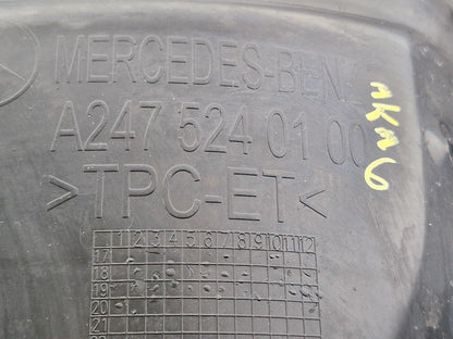 18-ON MERCEDES BENZ A CLASS W177 UNDERTRAY SUBFRAME TRIM SHIELD A2475240100