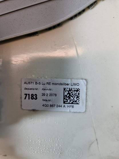 Audi A6 Allroad C7 Right Side O/S B-Pillar Trim Panel 4G0867244A