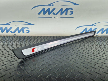 12-17 AUDI S5 CONVERTIBLE FRONT RIGHT SIDE O/S INNER DOOR SILL TRIM 8T0853374