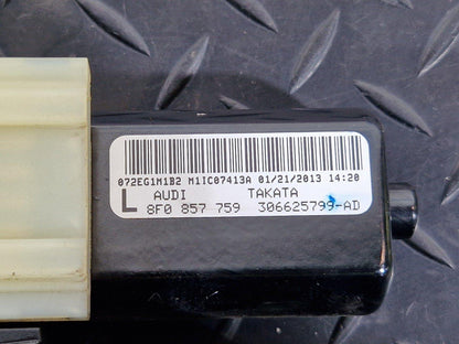 12-17 AUDI S5 CONVERTIBLE PASSENGER LEFT SIDE SEAT BELT READY MOTOR 8F0857759