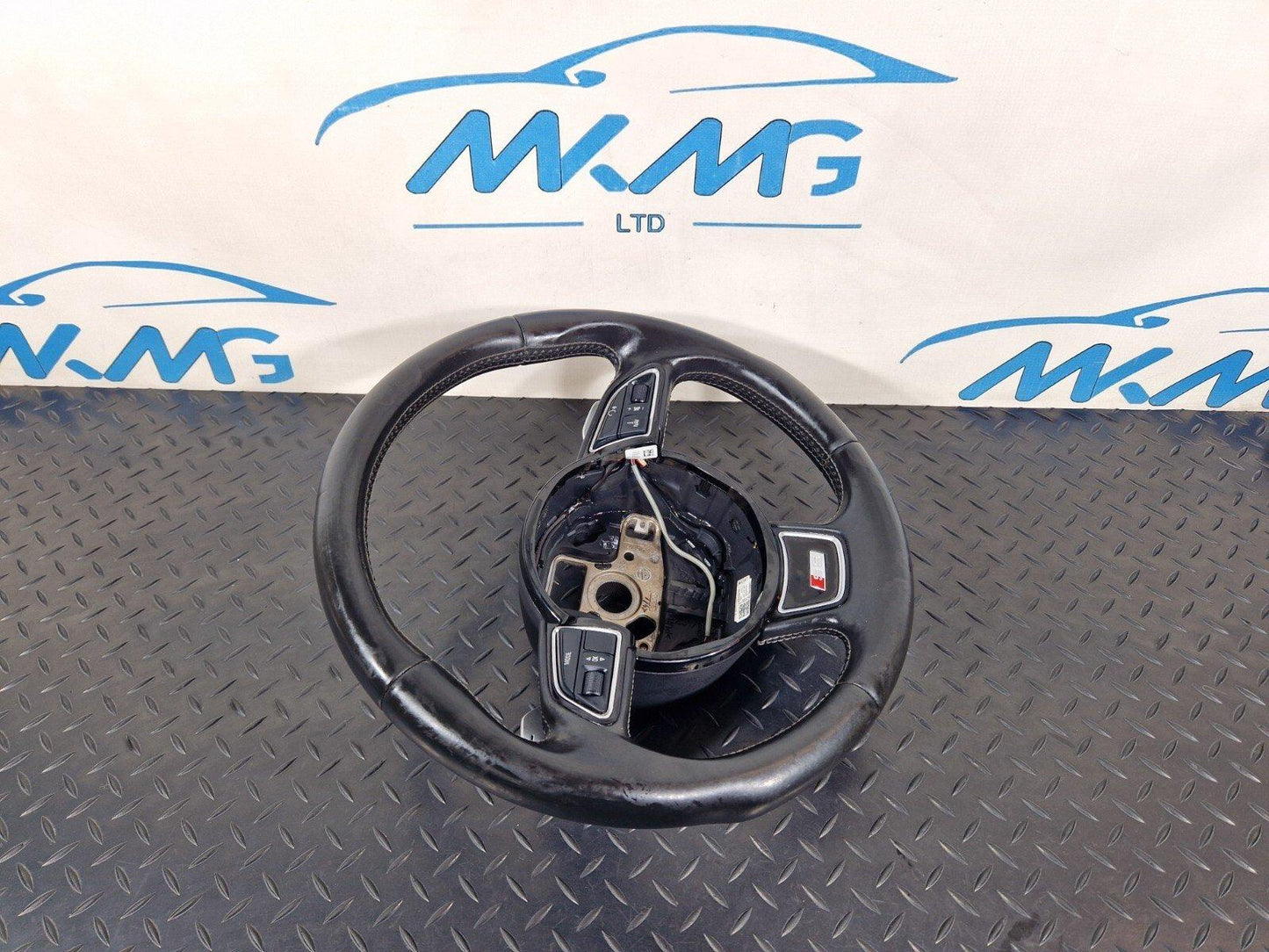 12-17 AUDI S5 CONVERTIBLE MULTIFUNCTION PADDLE SHIFT STEERING WHEEL 8K0419091BS
