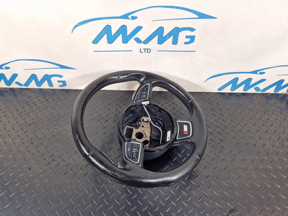 12-17 AUDI S5 CONVERTIBLE MULTIFUNCTION PADDLE SHIFT STEERING WHEEL 8K0419091BS