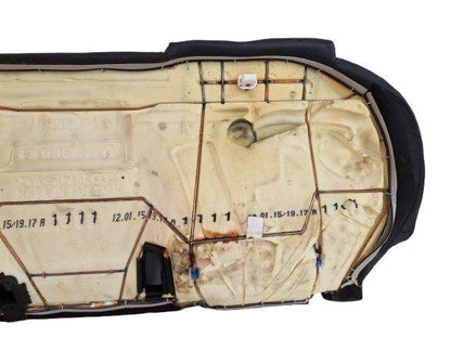 12-18 AUDI A6 C7 GENUINE BLACK LEATHER REAR SEAT BENCH 4G0885375K