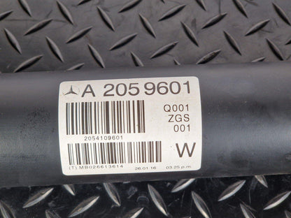 14-21 MERCEDES BENZ C350e W205 GENUINE PROP SHAFT A2059601 A2054109601